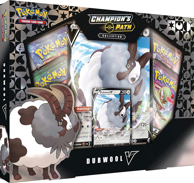 Pokemon Single Dubwool V Champion/'s Path Promo SWSH049 NM//M Condition